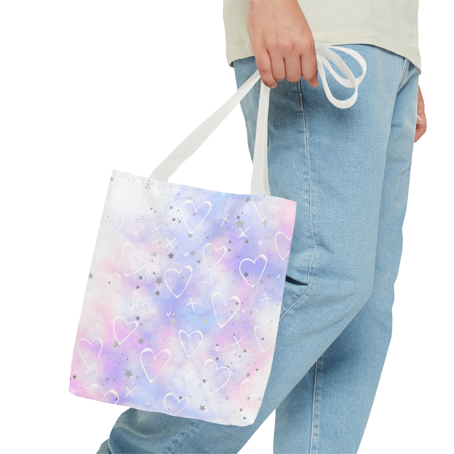 Starkissed Heart Galaxy Tote Bag