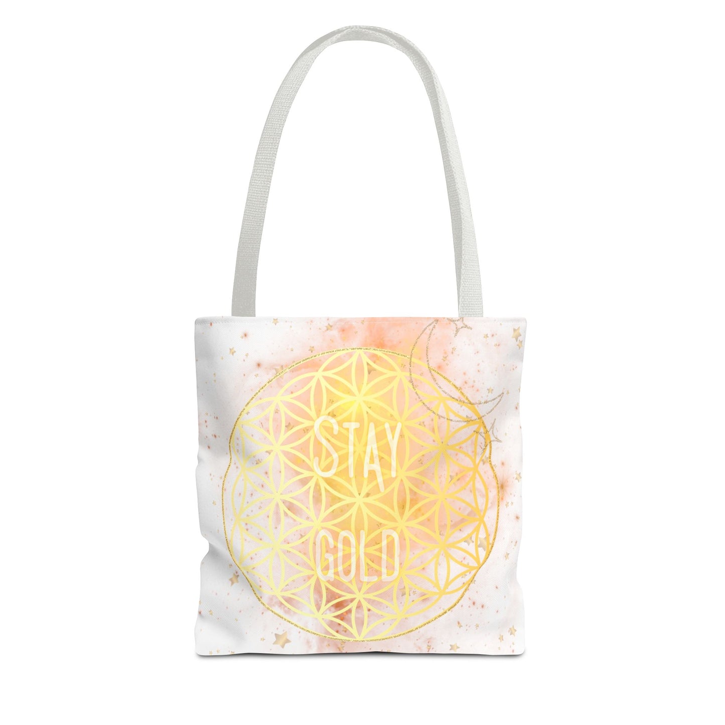 Stay Gold - Flower of Life Tote Bag