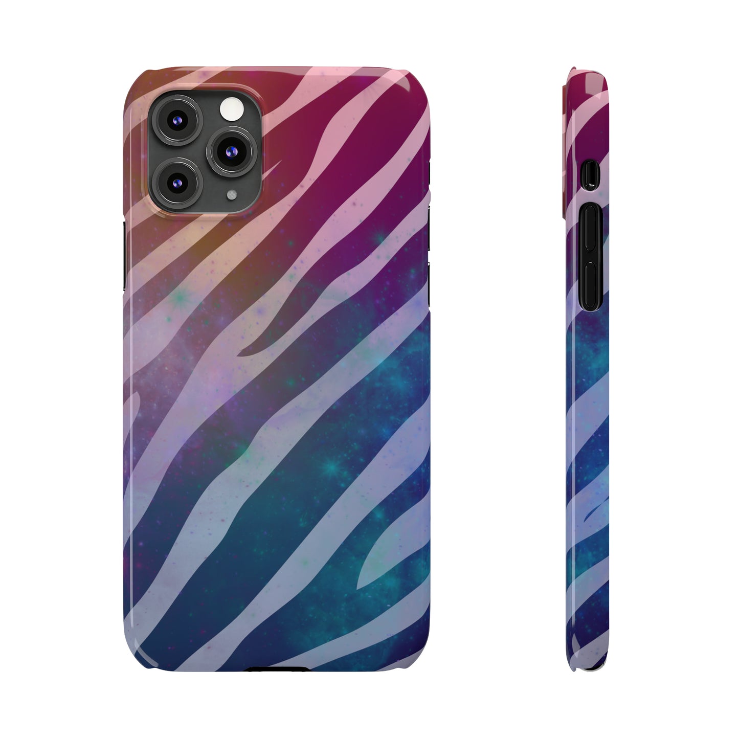 Galaxy Zebra Print Phone Case