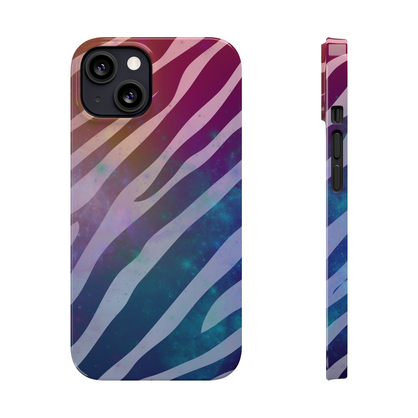 Galaxy Zebra Print Phone Case