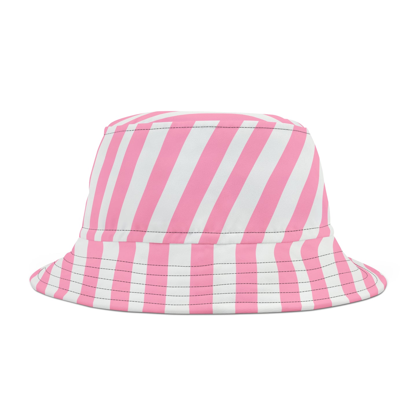 Pink Stripes Bucket Hat