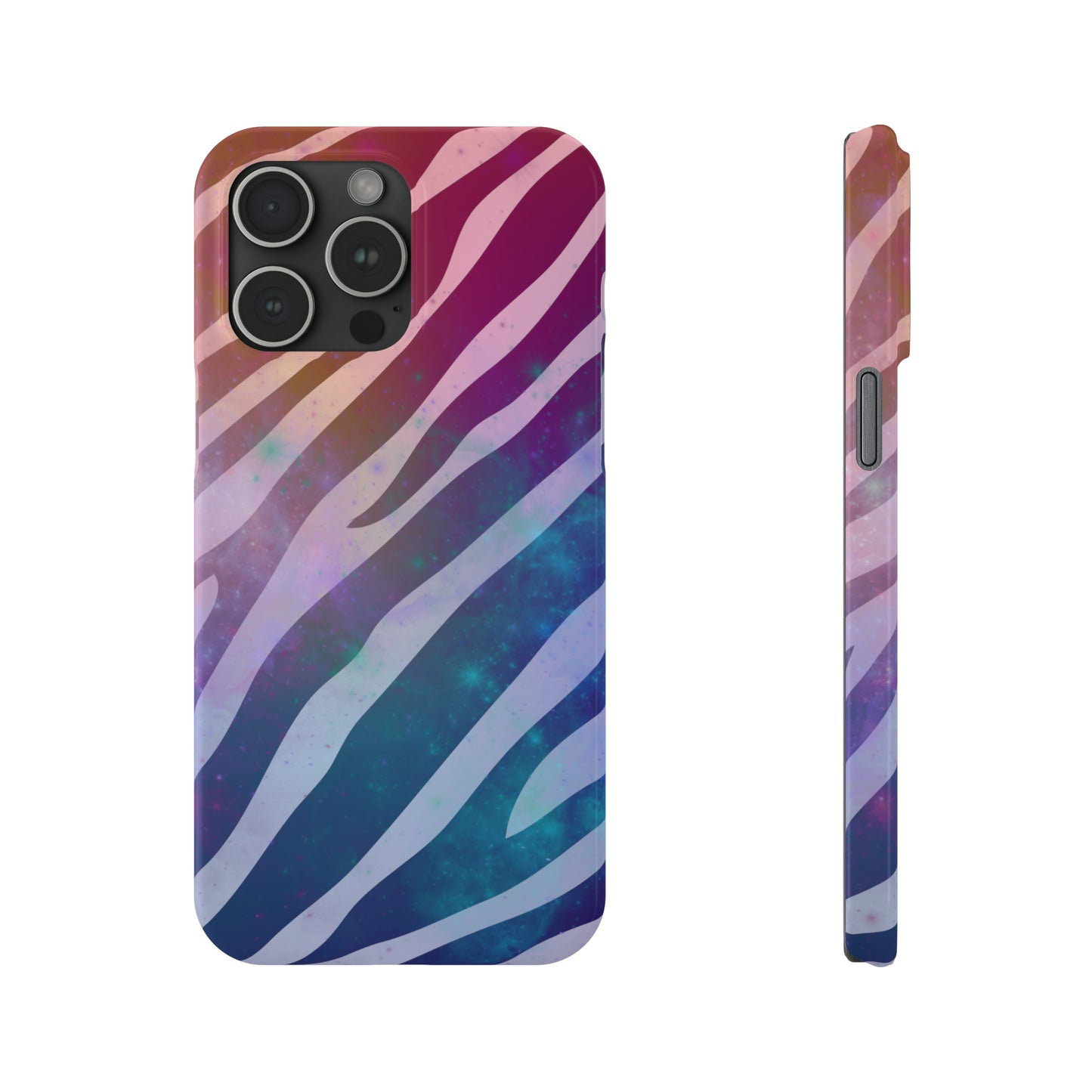 Galaxy Zebra Print Phone Case