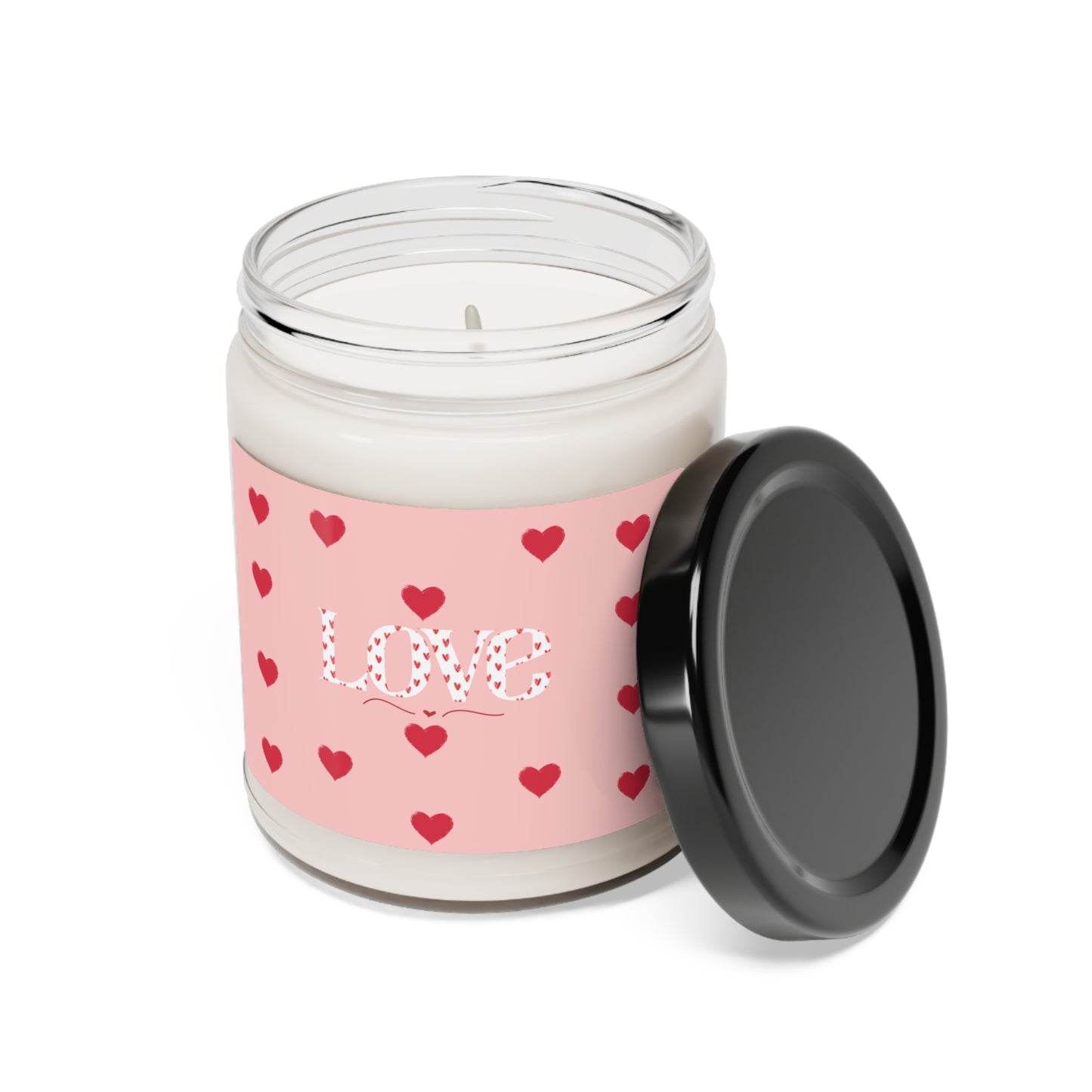 Valentines Day Candle - Love -  9 oz Scented Soy Candle - Valentines Day Collective