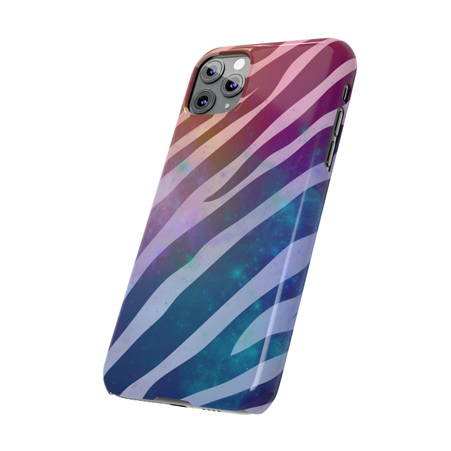 Galaxy Zebra Print Phone Case