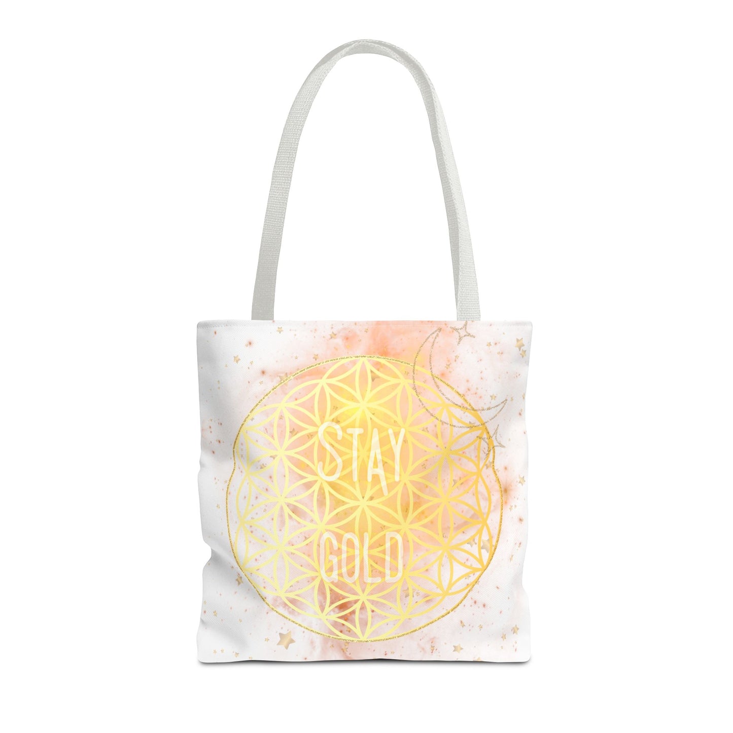 Stay Gold - Flower of Life Tote Bag