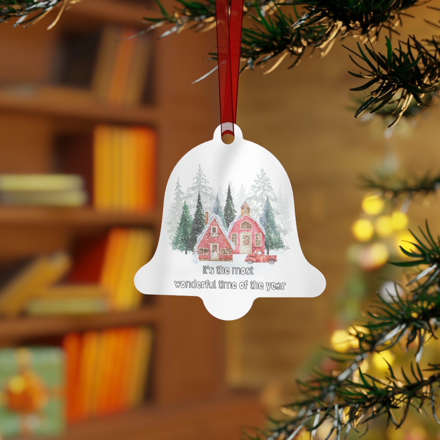 Metal Ornament - Christmas Ornaments - It's The Most Wonderful Time Of The Year