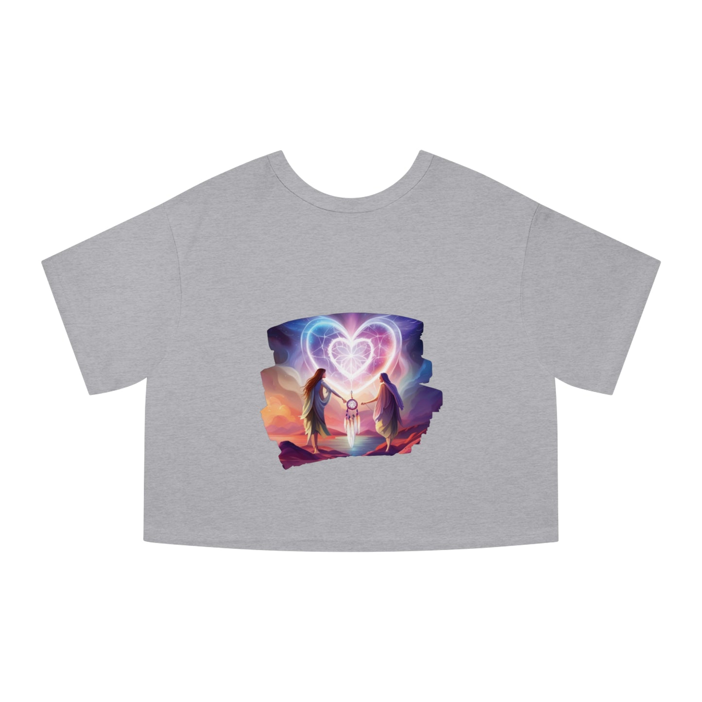 Woman's' Champions Graphic Cropped Tee - Valentine's Day Collective