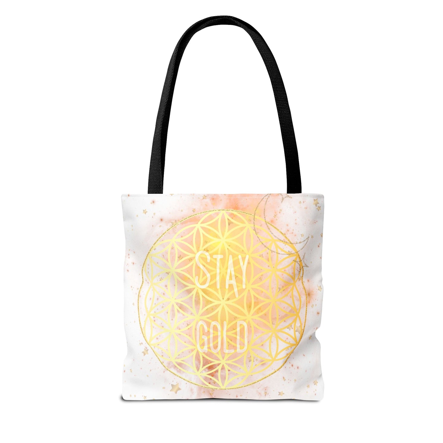 Stay Gold - Flower of Life Tote Bag