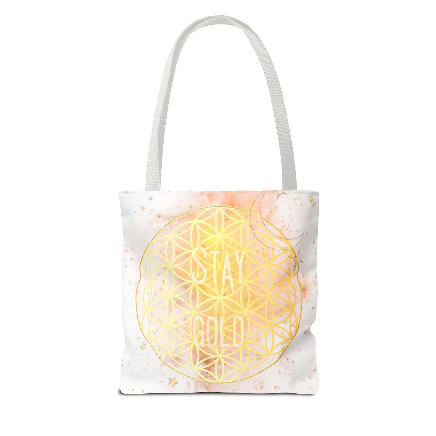 Stay Gold - Flower of Life Tote Bag