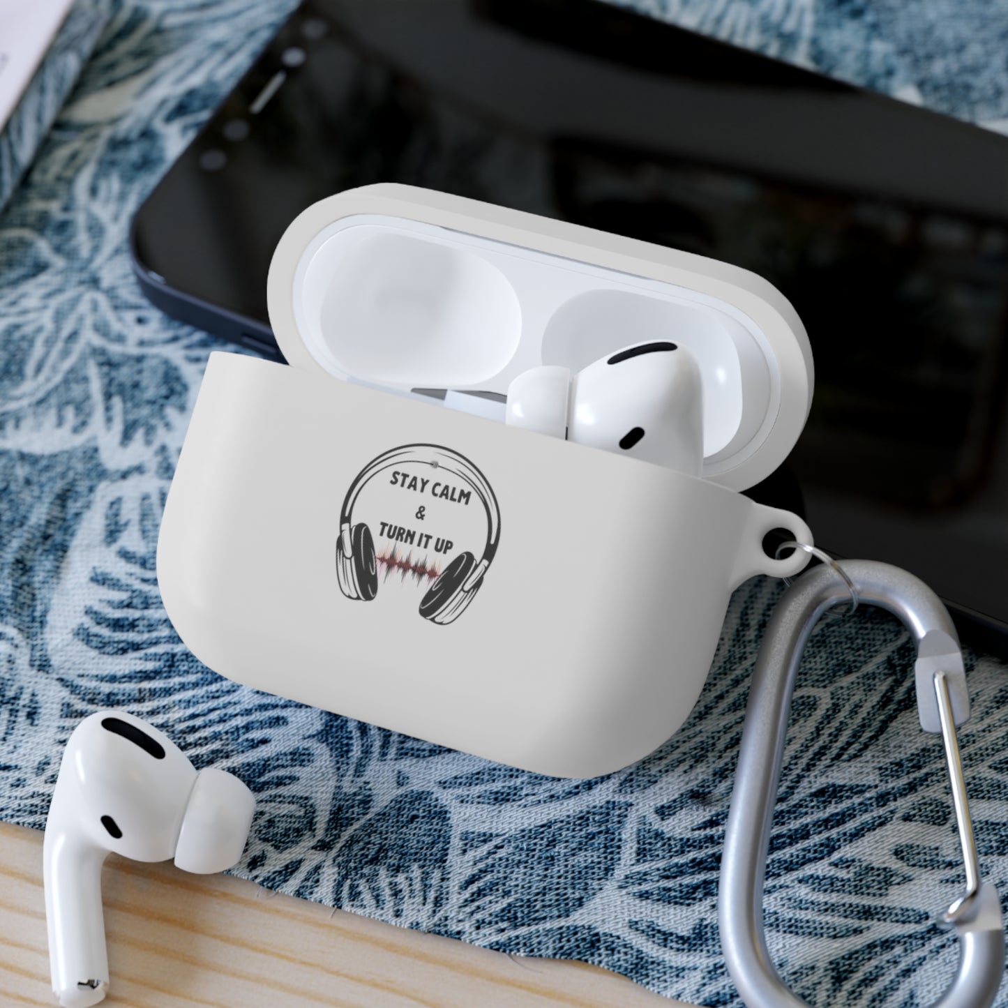 Stay Calm and Turn it Up AirPods and AirPods Pro Case Cover