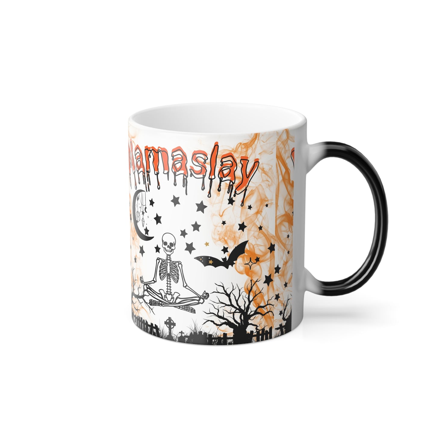 Halloween Mug - Namaslay Skeleton - Halloween Collective - Color Changing Mug