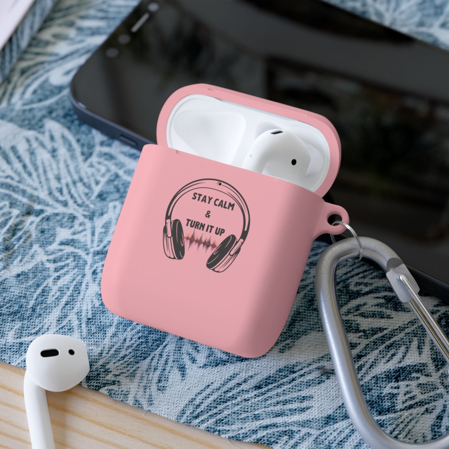 Stay Calm and Turn it Up AirPods and AirPods Pro Case Cover