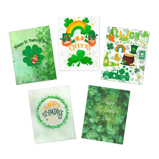 Multi-Design Saint Patrick's Day Cards (5-pack)