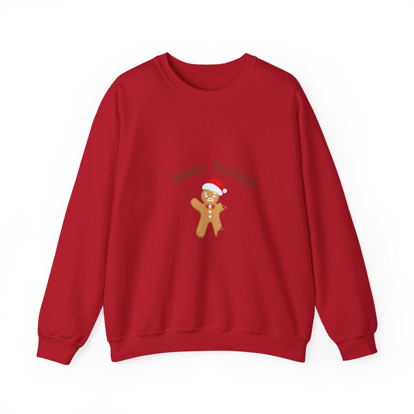 Christmas Sweater - Blame Rodolph - Women's Crewneck Sweatshirt