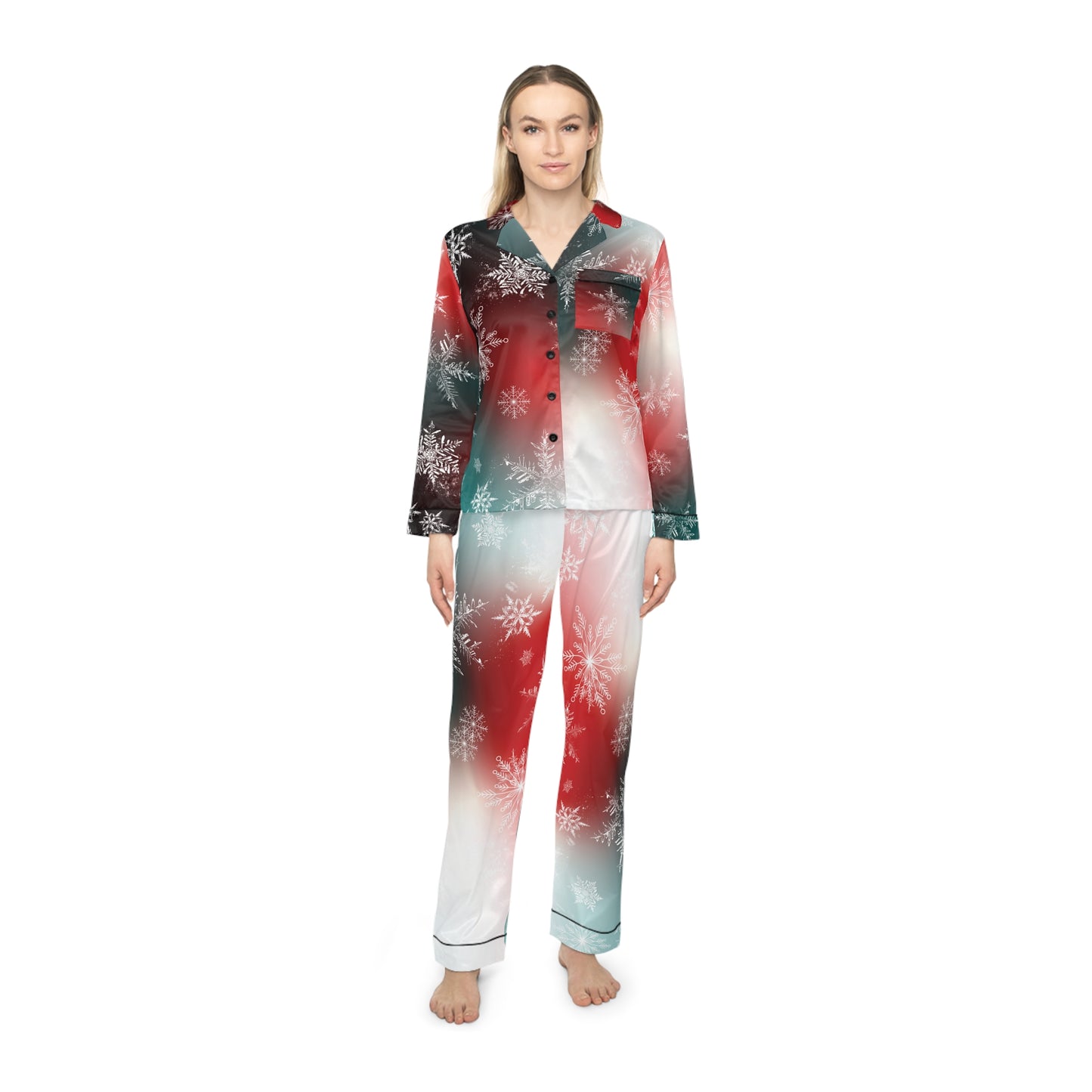 Women's Christmas Satin Pajamas