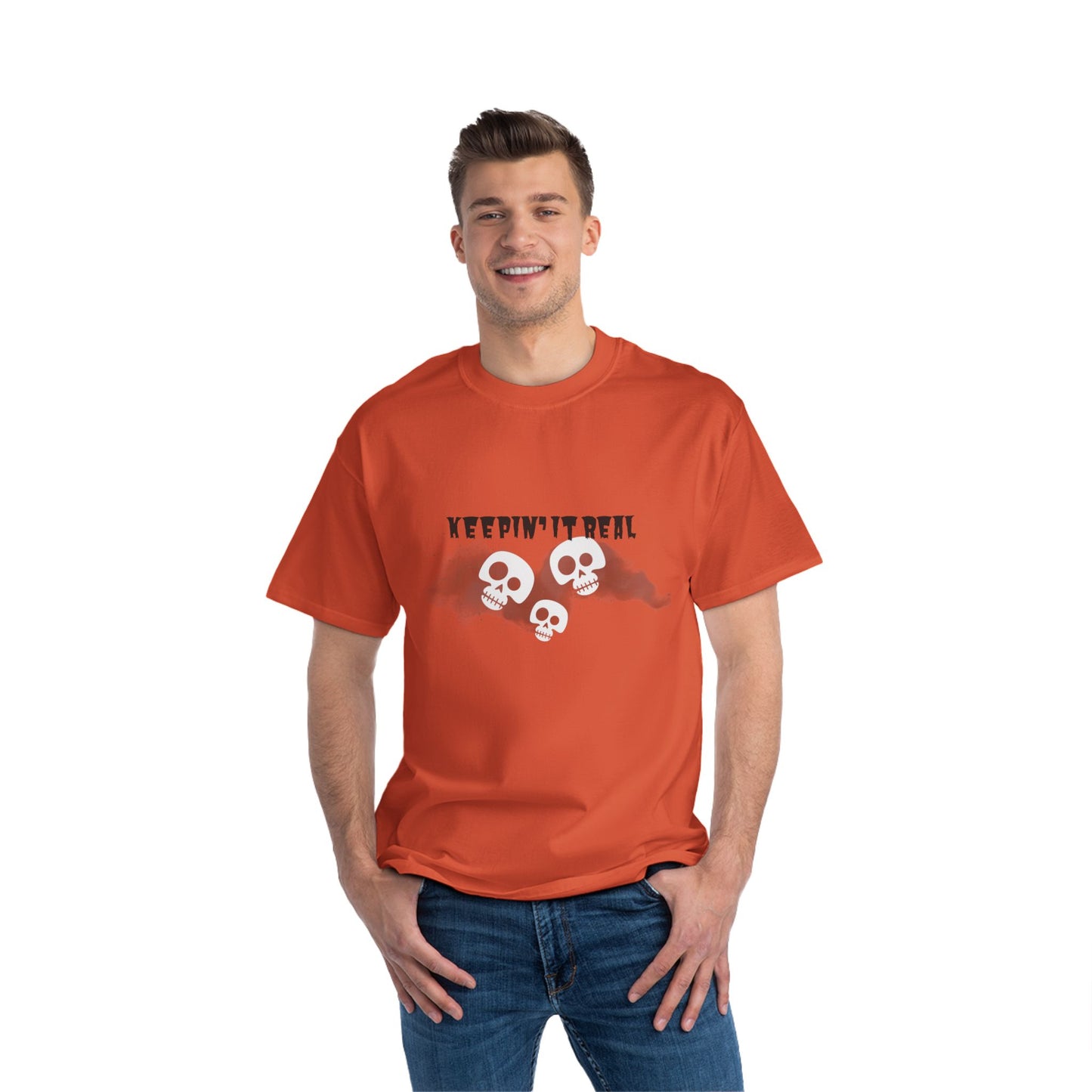 Keepin' It Real - Halloween Short Sleeve T-Shirt - Comedic Slogan T-Shirt - Halloween Collective