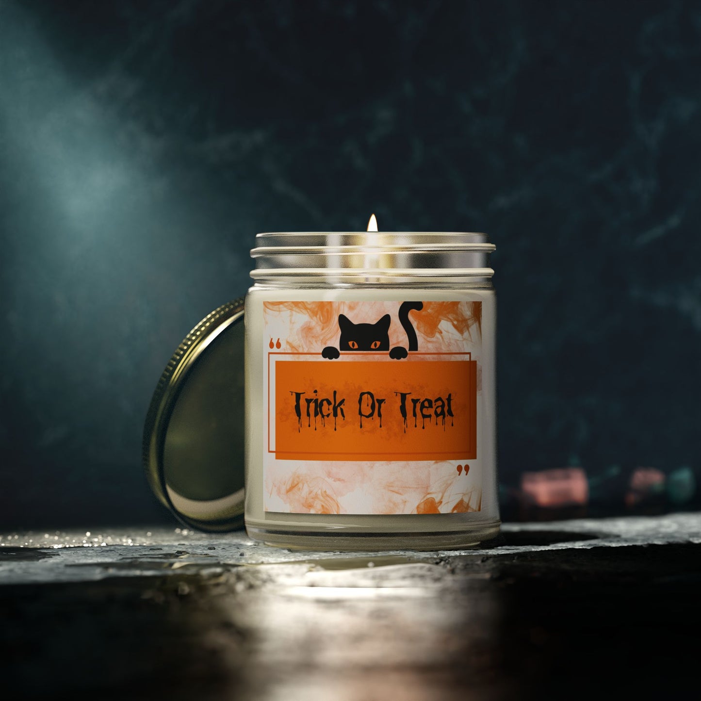 Trick Or Treat - Scented Halloween Candle - Coconut Apricot Wax - Halloween Collective