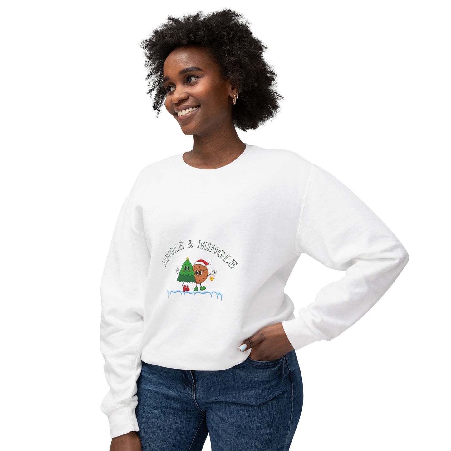 Women's Sweatshirt - XMas Sweater - Jingle & Mingle