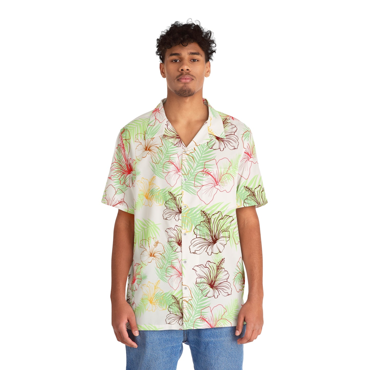 Hibiscus - Men's Hawaiian Shirt - His Collective