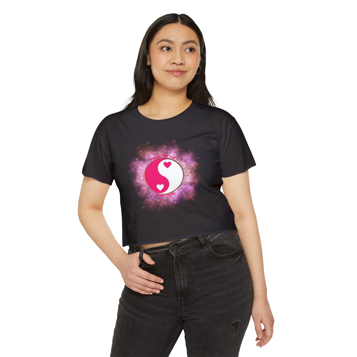 You're the Yin to my Yang Crop Tee