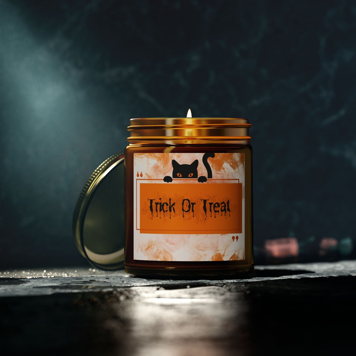 Trick Or Treat - Scented Halloween Candle - Coconut Apricot Wax - Halloween Collective