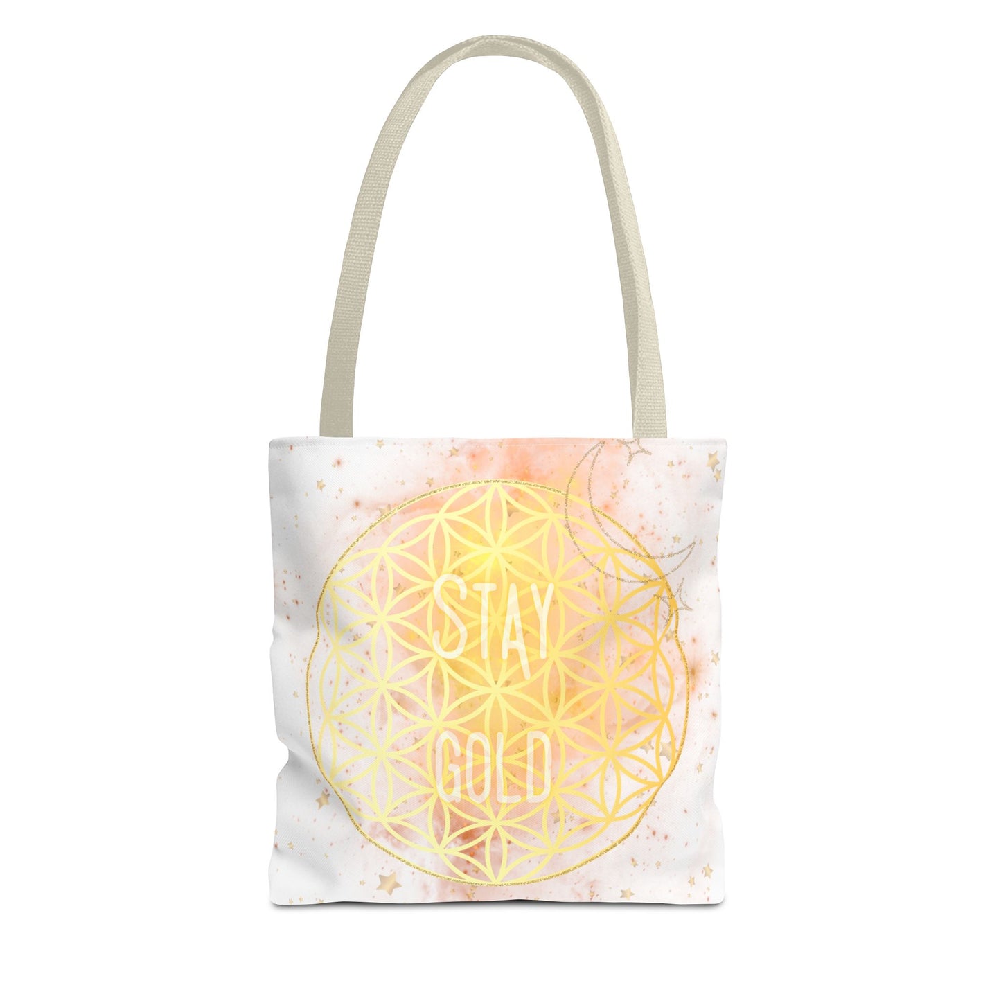 Stay Gold - Flower of Life Tote Bag