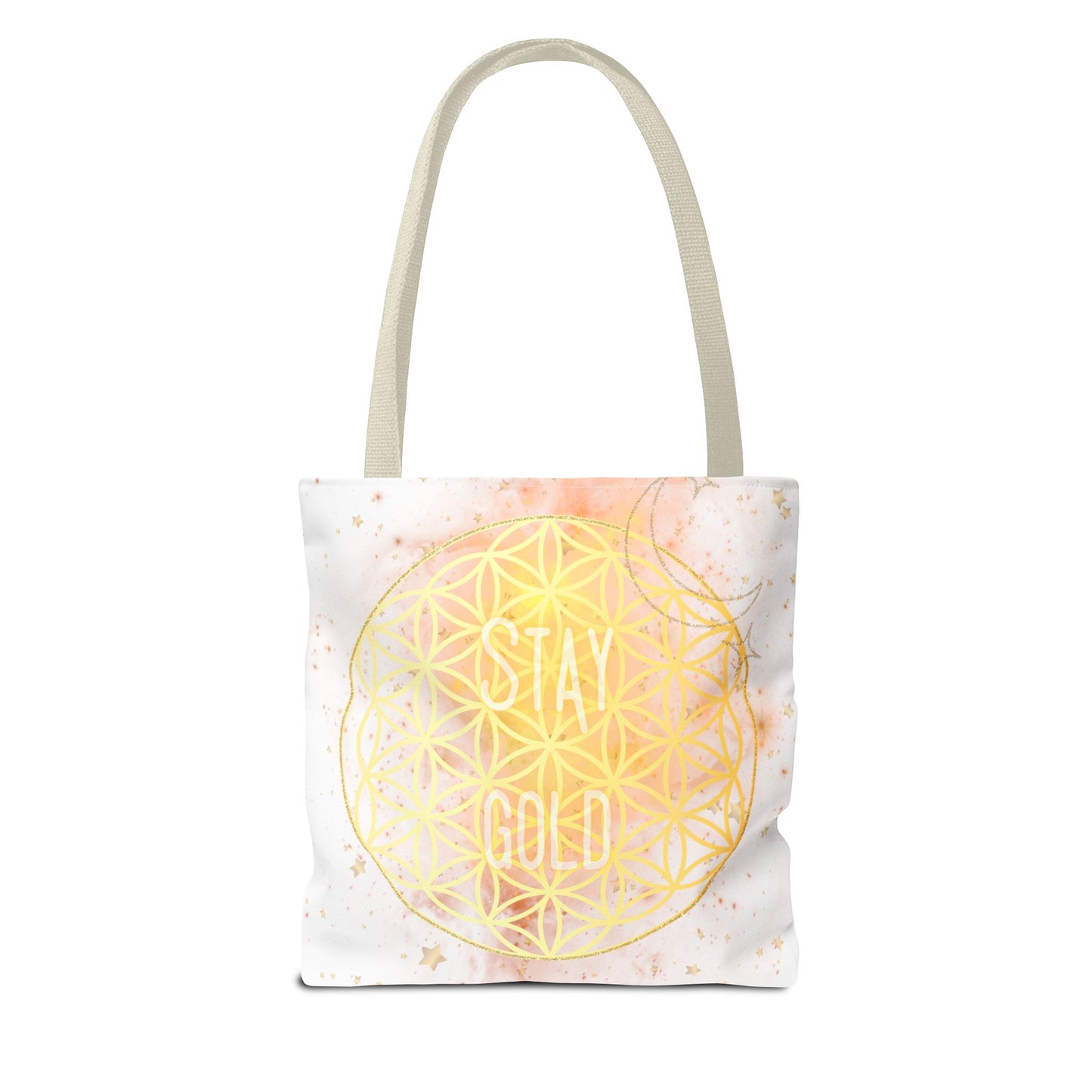 Stay Gold - Flower of Life Tote Bag