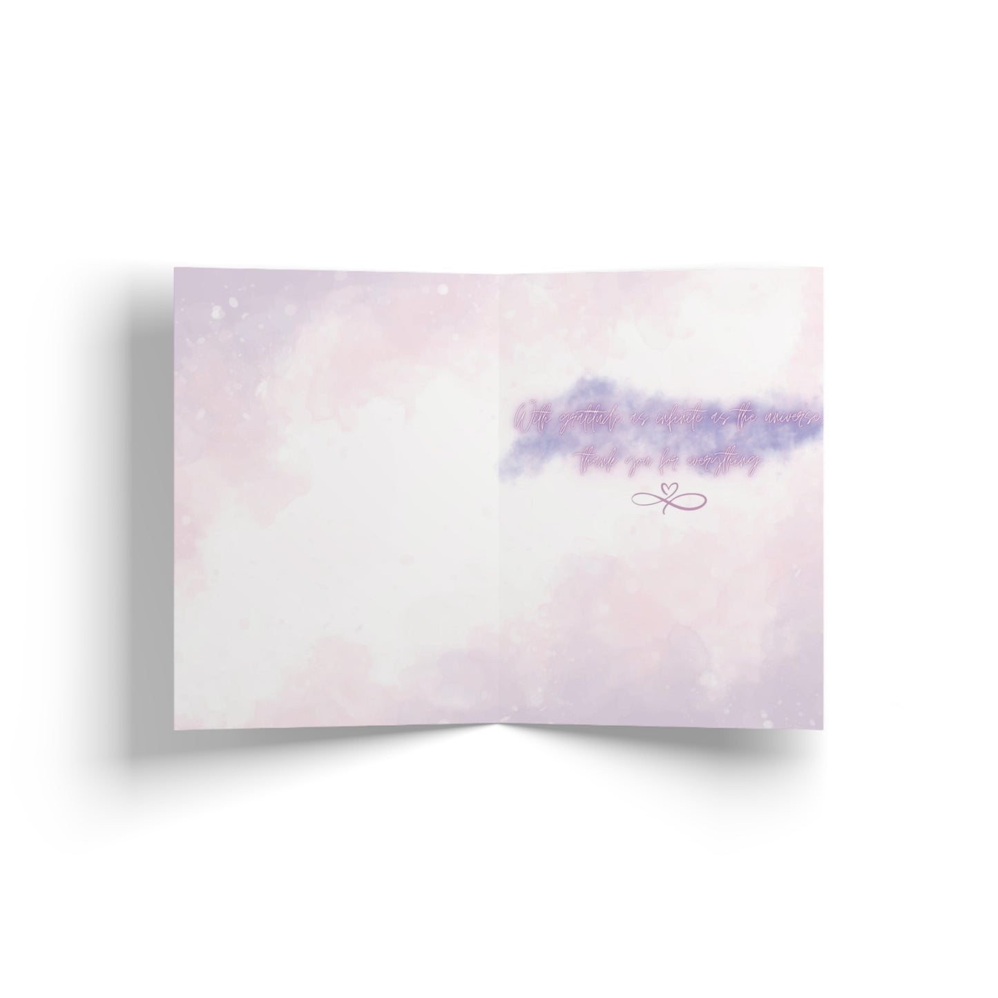 Single Thank You Card