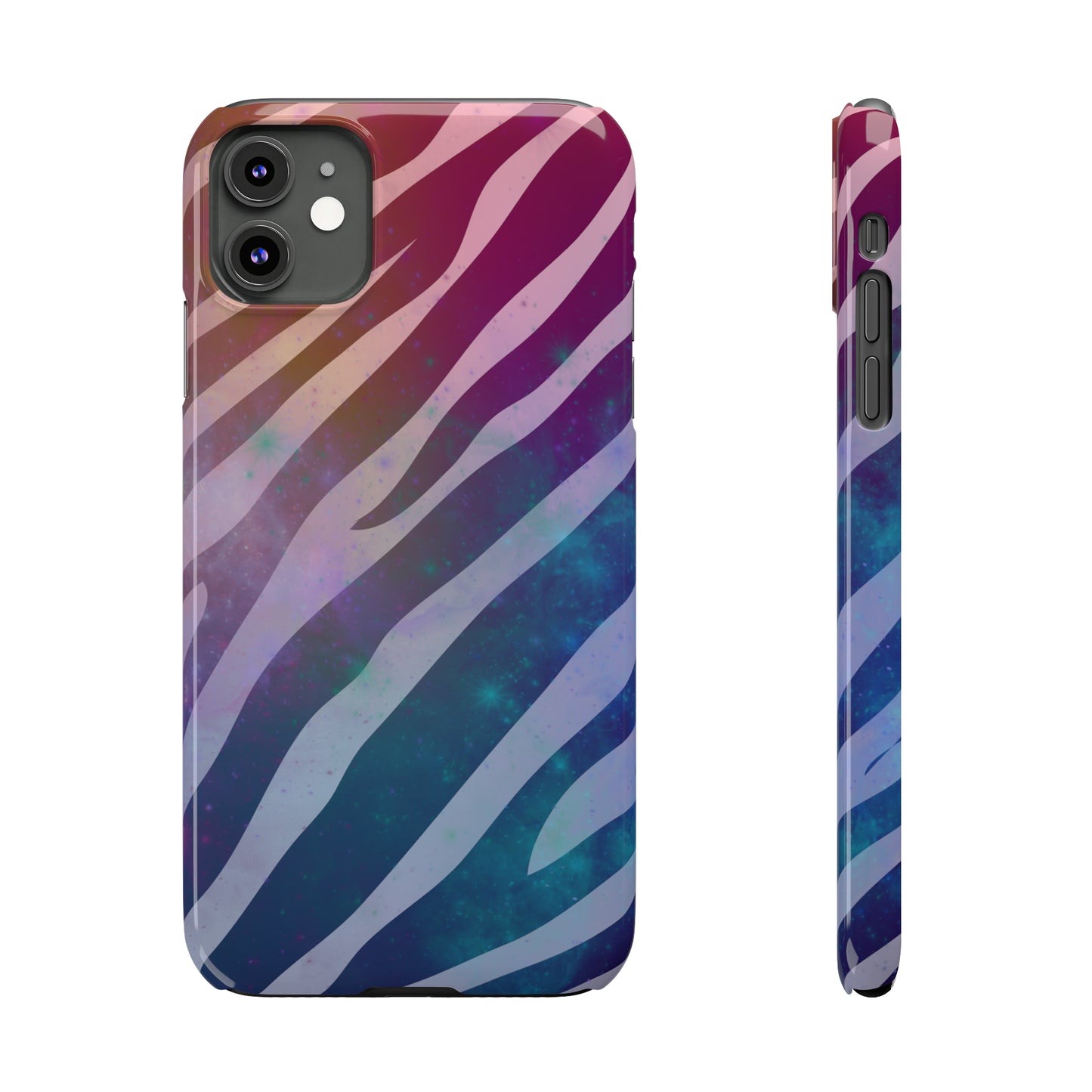 Galaxy Zebra Print Phone Case