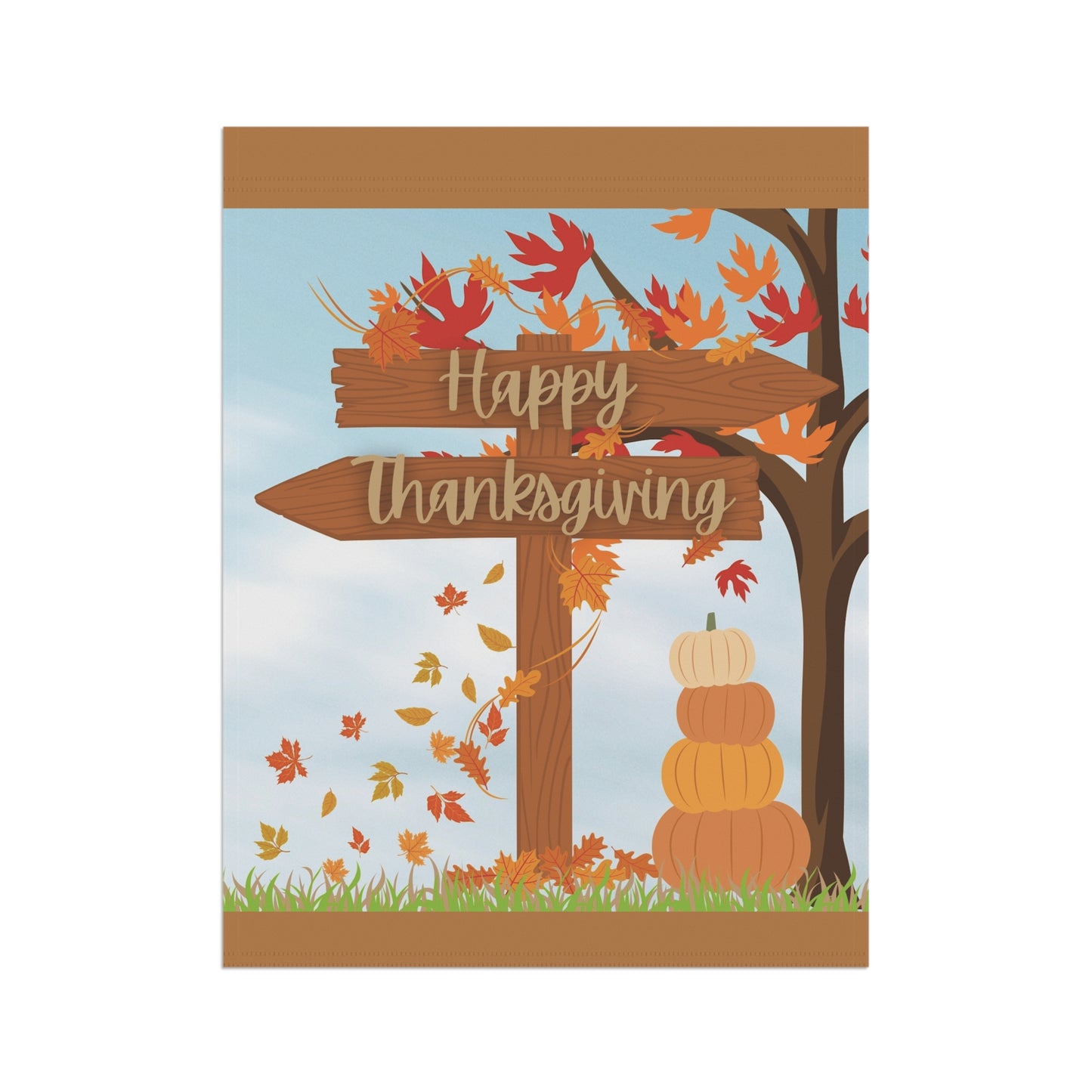 Thanksgiving Decor - Fall Banner - Seasonal Yard Sign