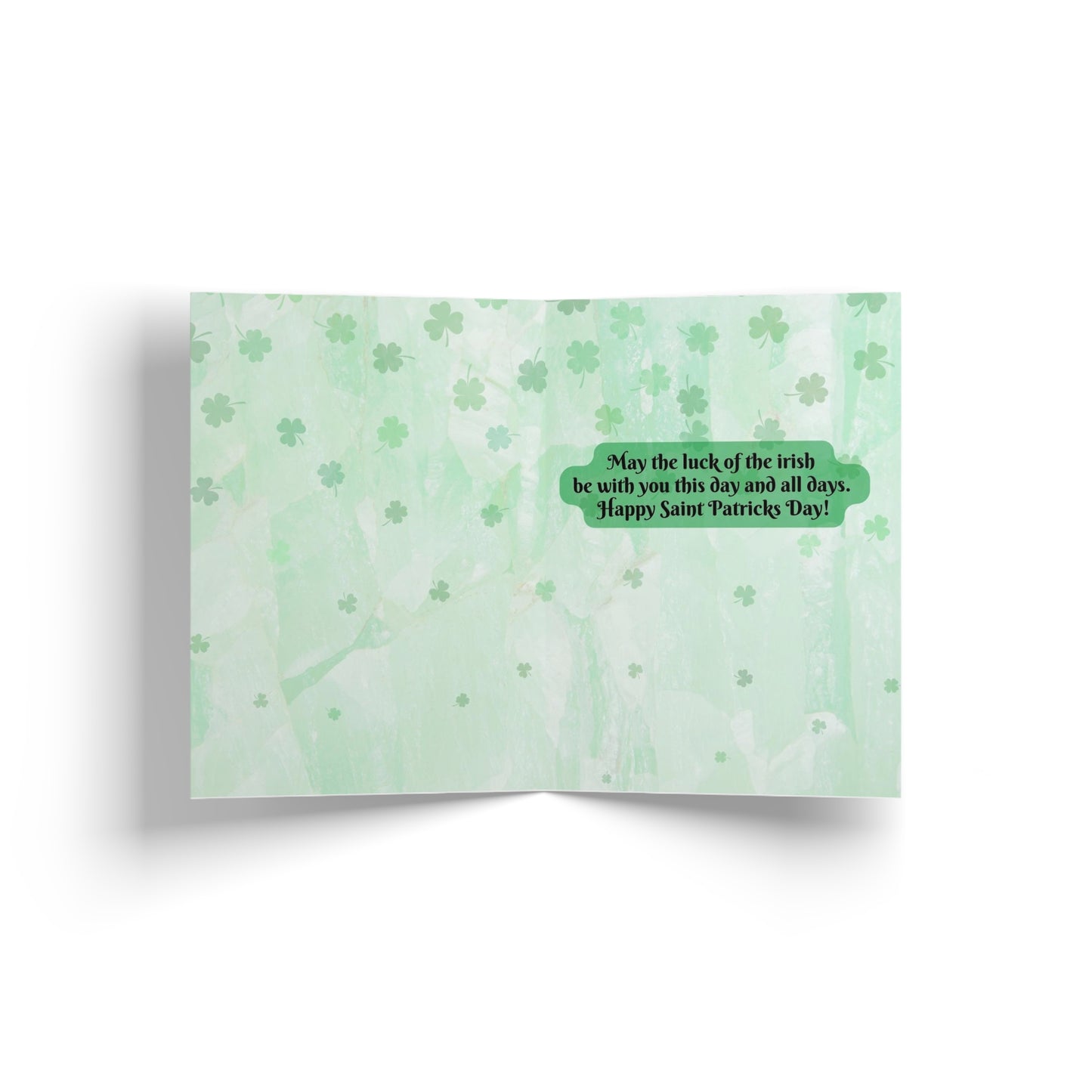 Single Saint Patrick's Day Card