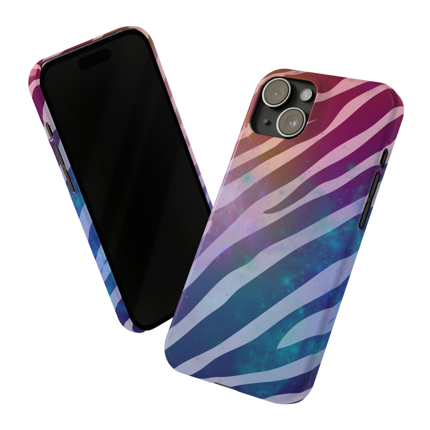 Galaxy Zebra Print Phone Case