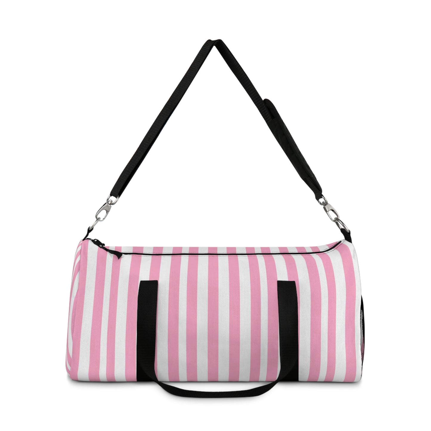 Pink Stripes Duffel Bag