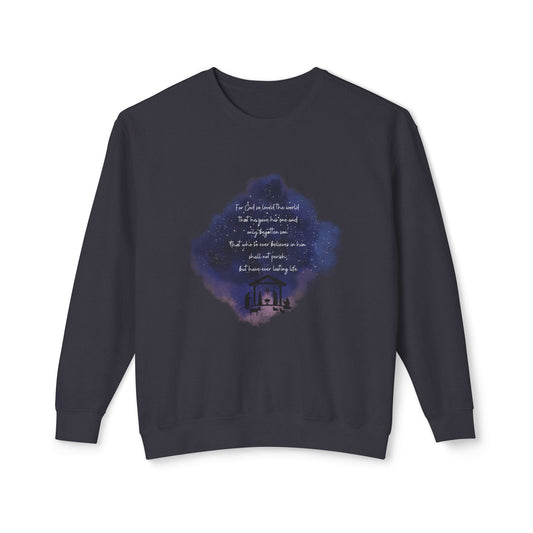 Women's Sweatshirt - Christmas Sweater - John 3:16