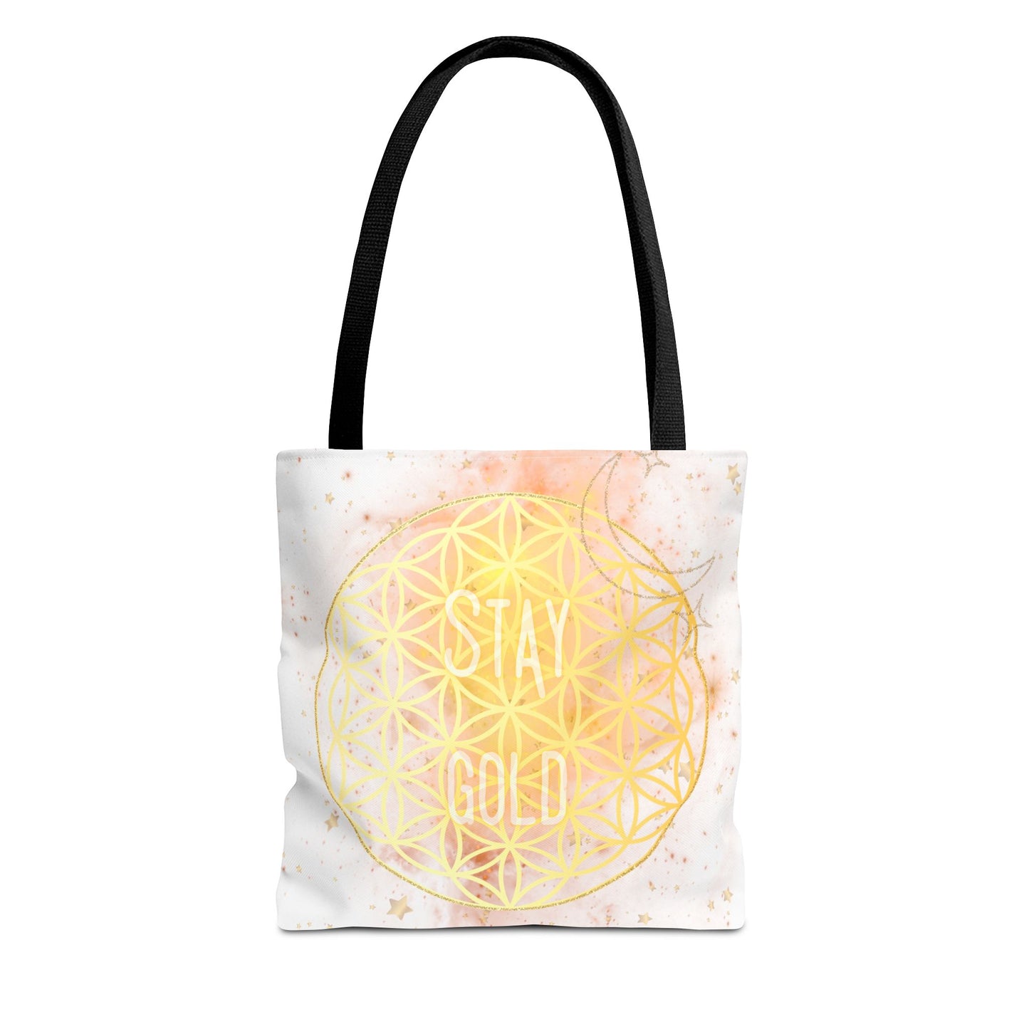 Stay Gold - Flower of Life Tote Bag