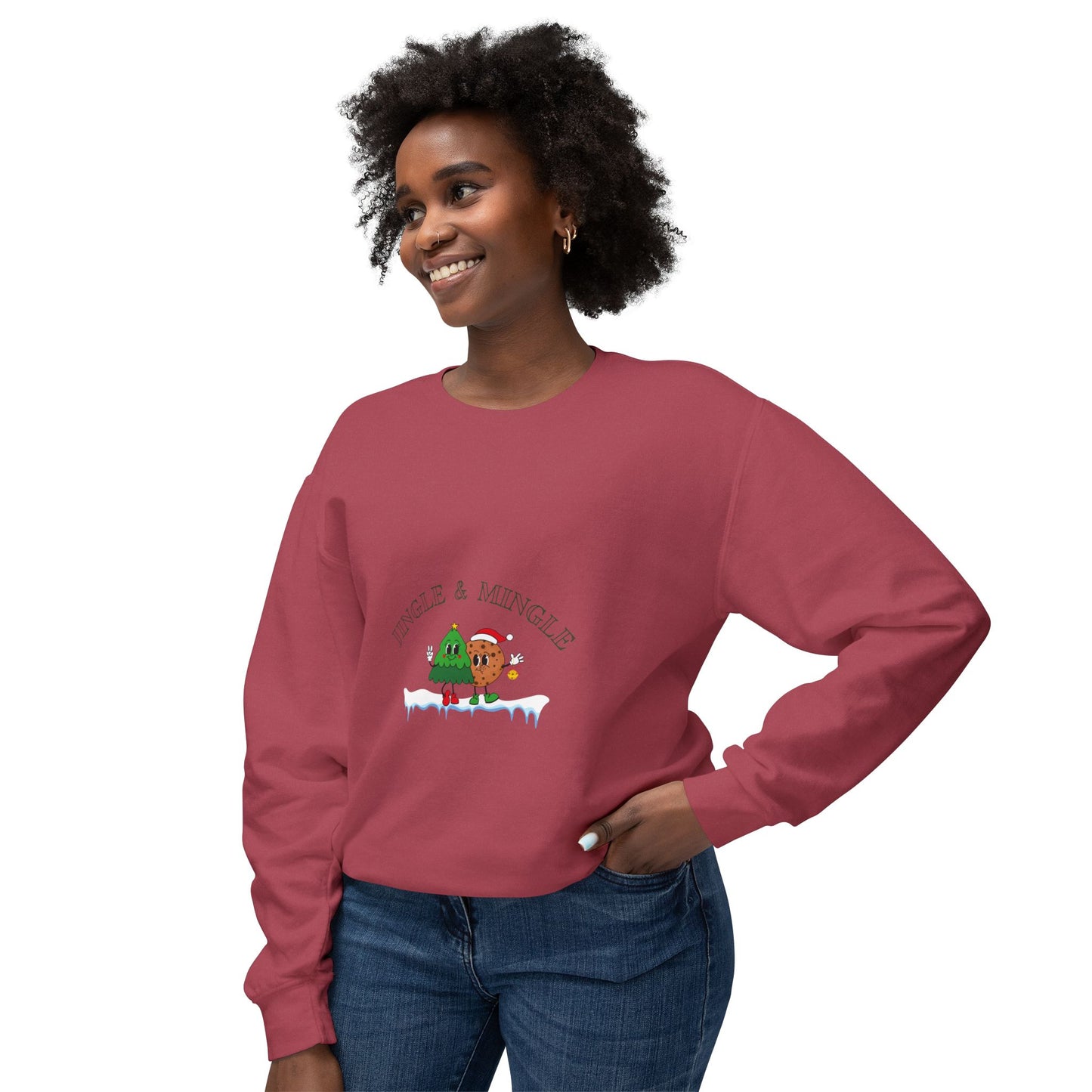 Women's Sweatshirt - XMas Sweater - Jingle & Mingle