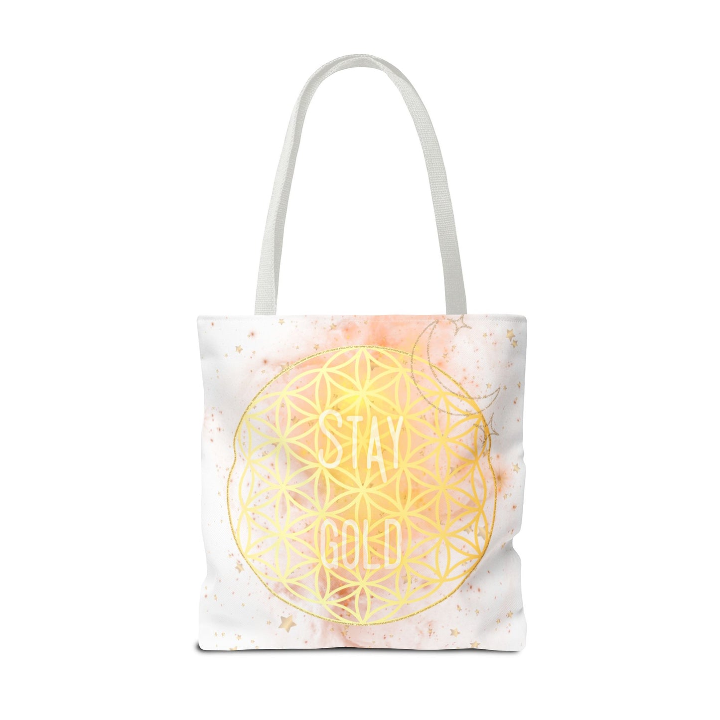 Stay Gold - Flower of Life Tote Bag