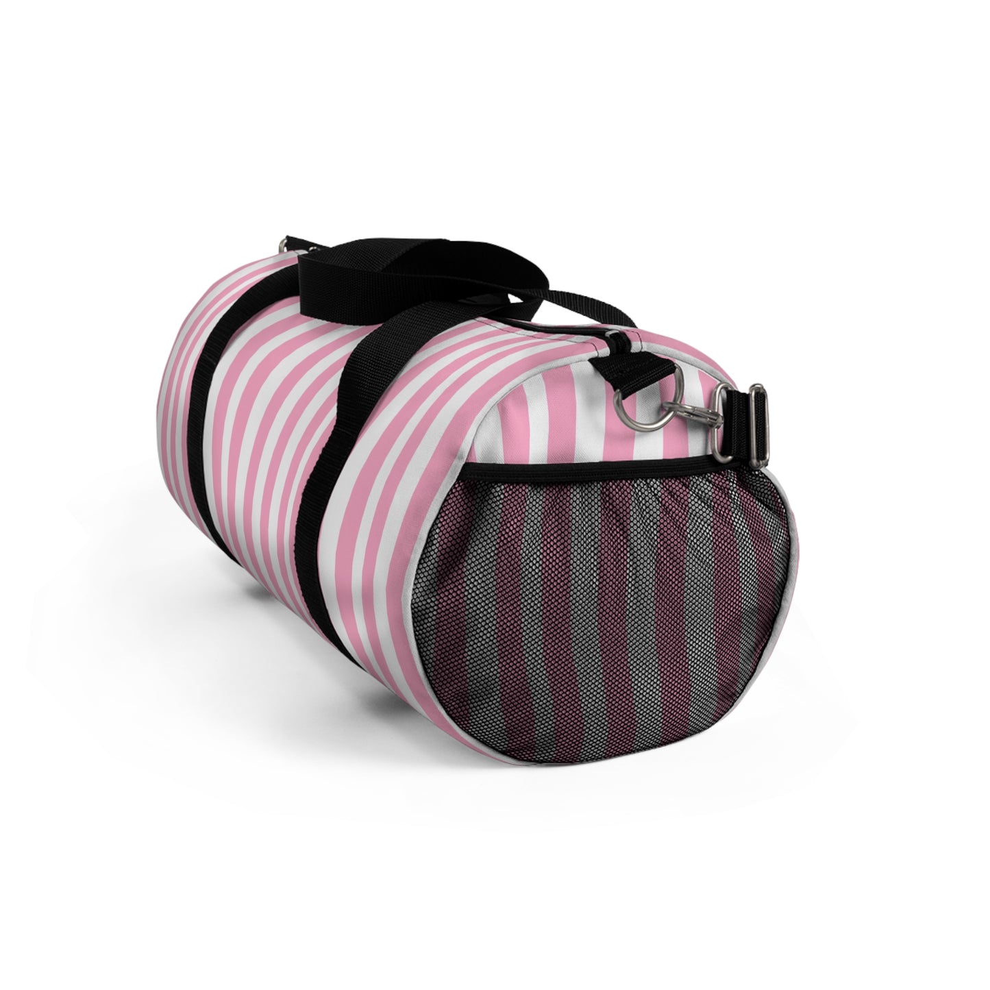 Pink Stripes Duffel Bag