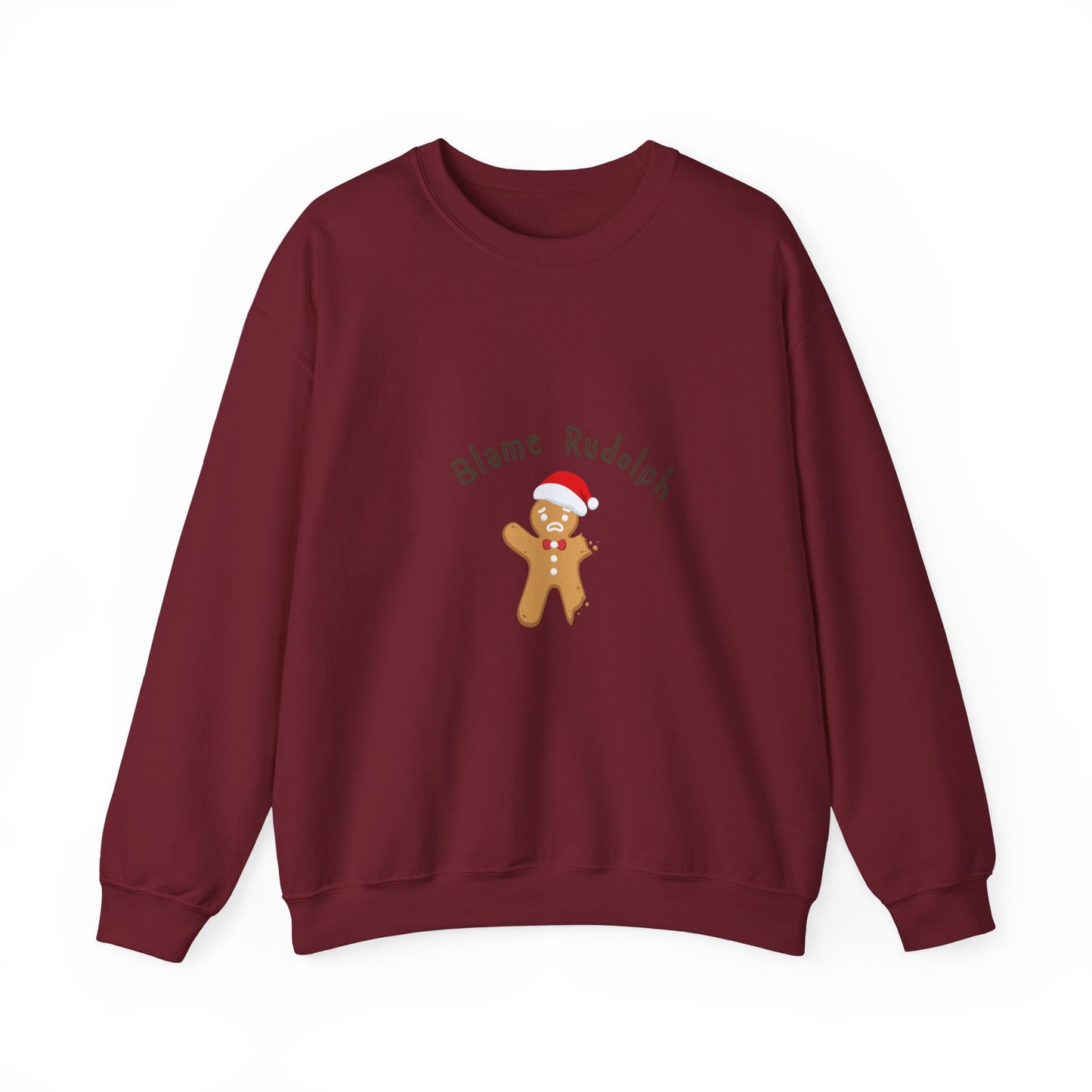 Christmas Sweater - Blame Rodolph - Women's Crewneck Sweatshirt