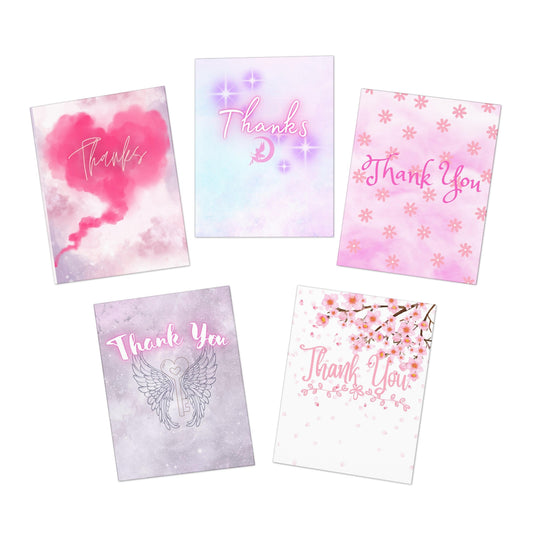 Multi-Design Thank You Cards (5-pack)