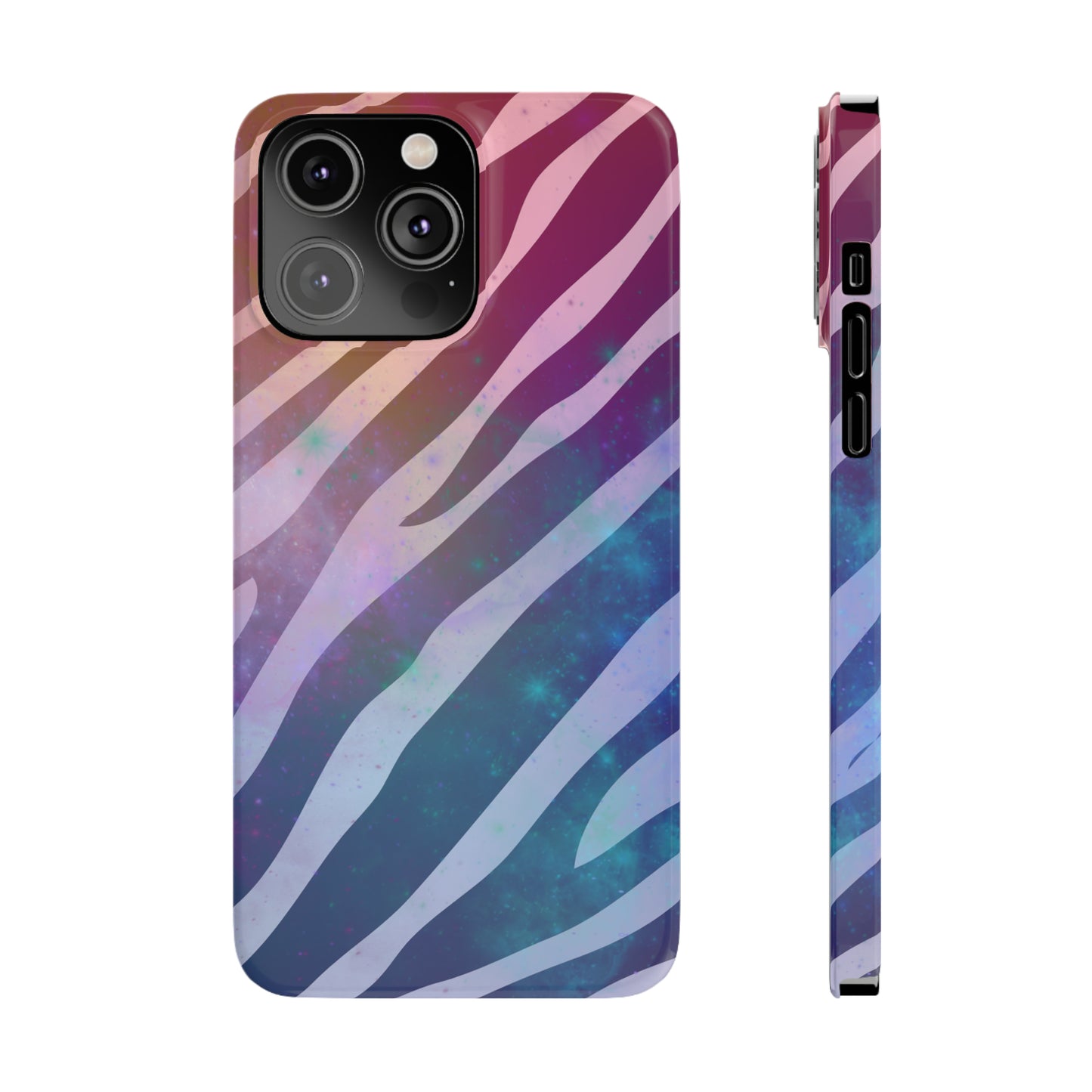 Galaxy Zebra Print Phone Case