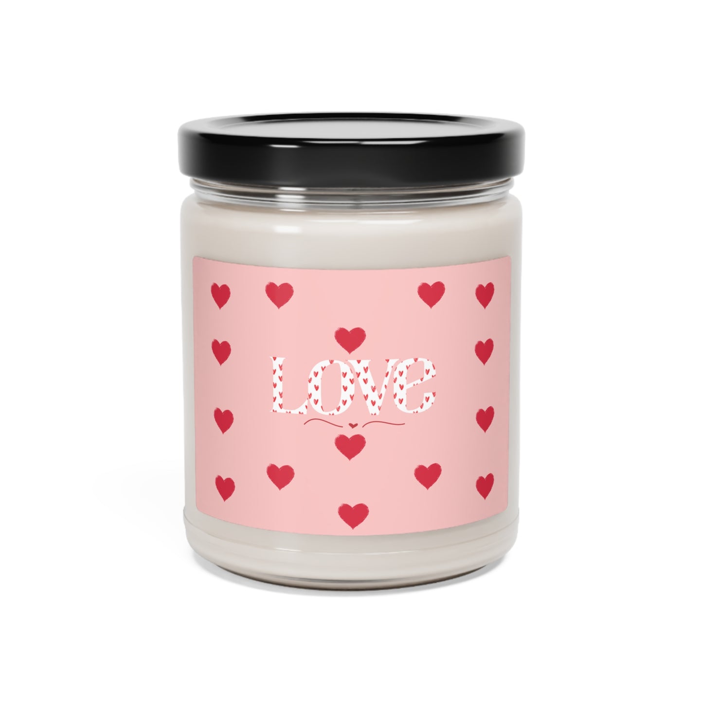 Valentines Day Candle - Love -  9 oz Scented Soy Candle - Valentines Day Collective