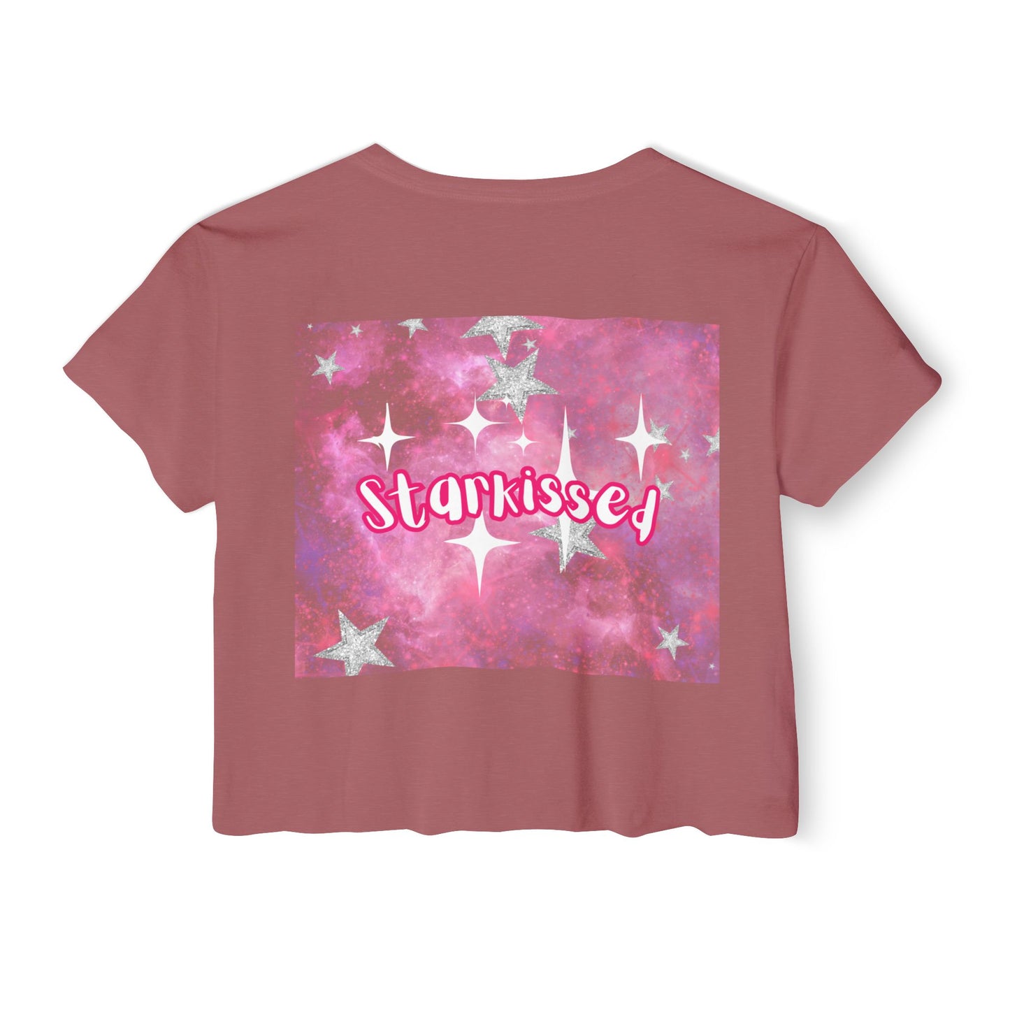 Starkissed Lips Woman's Festival Crop Top