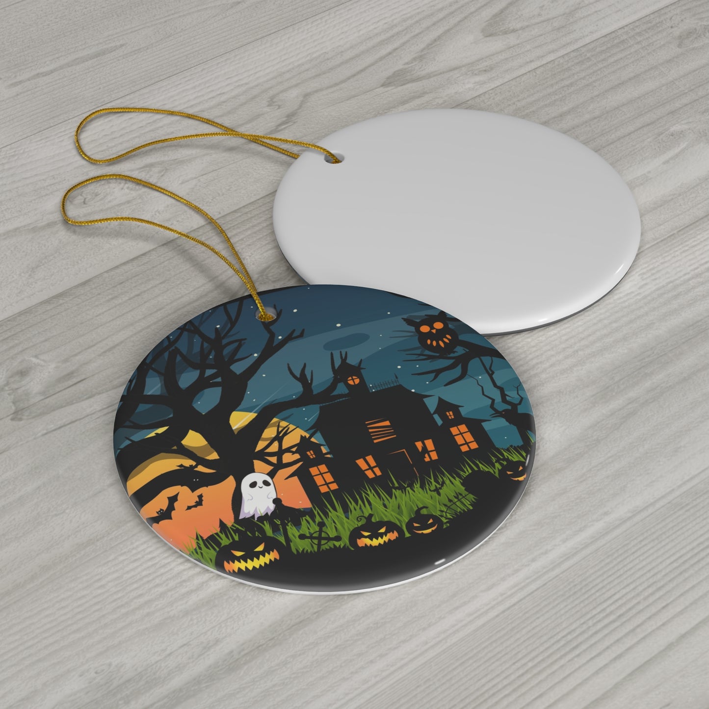 Halloween Ornament - Ceramic Ornament - Halloween Collective