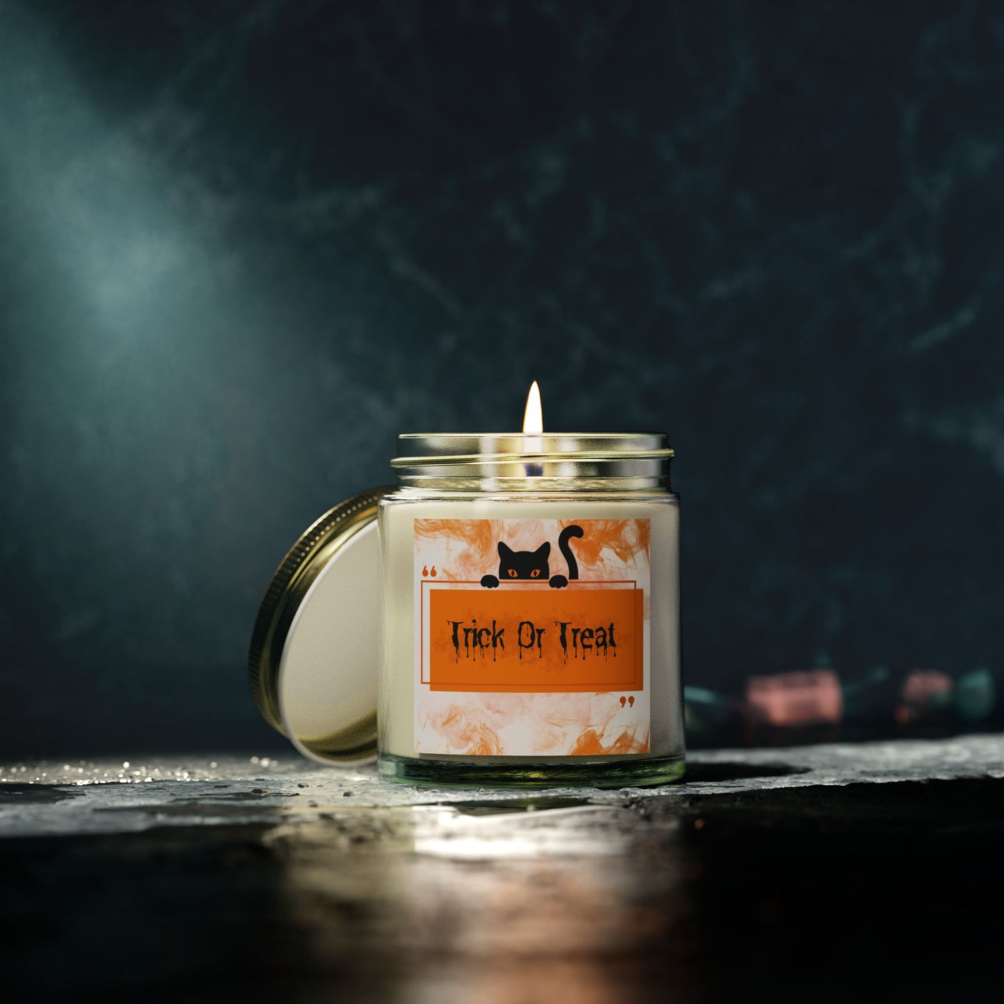 Trick Or Treat - Scented Halloween Candle - Coconut Apricot Wax - Halloween Collective