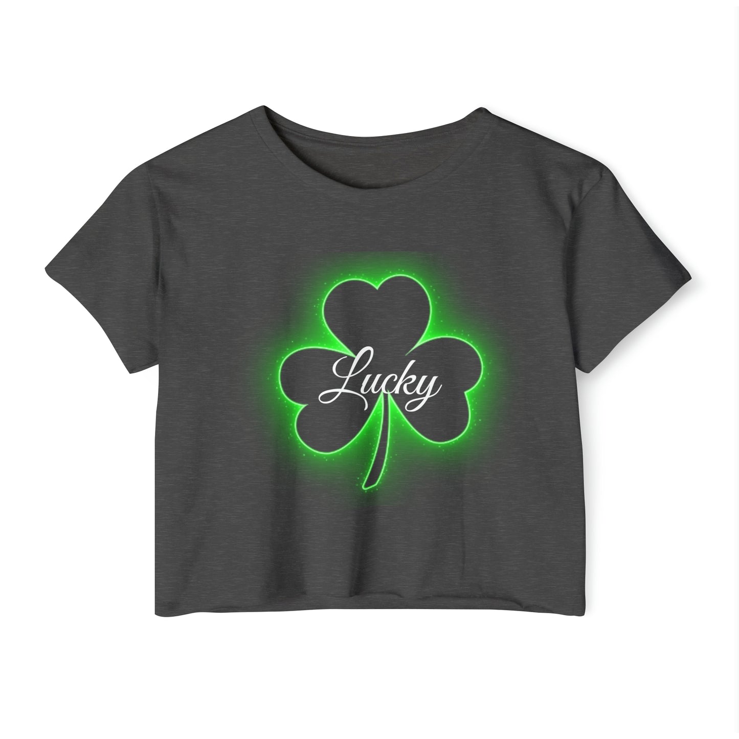 Lucky Saint Patrick's Day Crop Tee