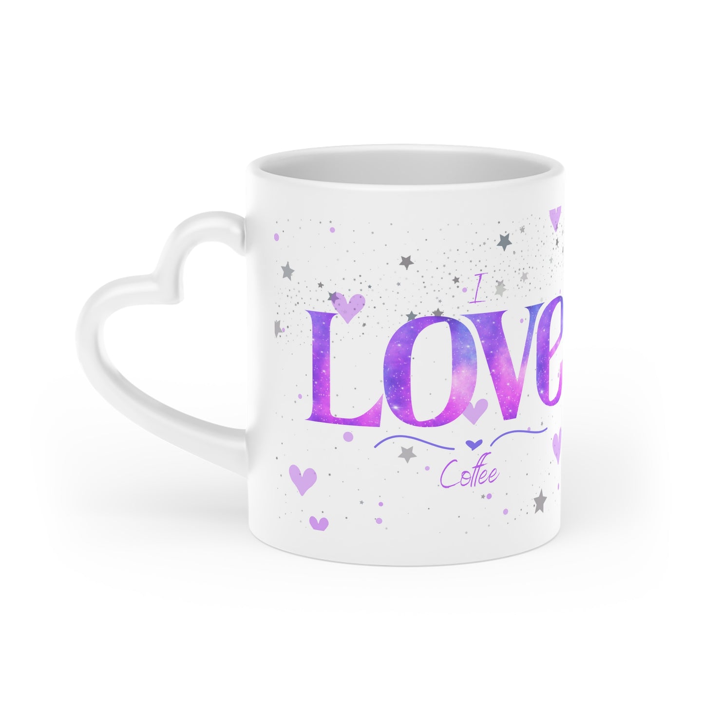 11 oz Mug - Coffee Mug - Heart-Shaped Mug - Valentines Day Collective