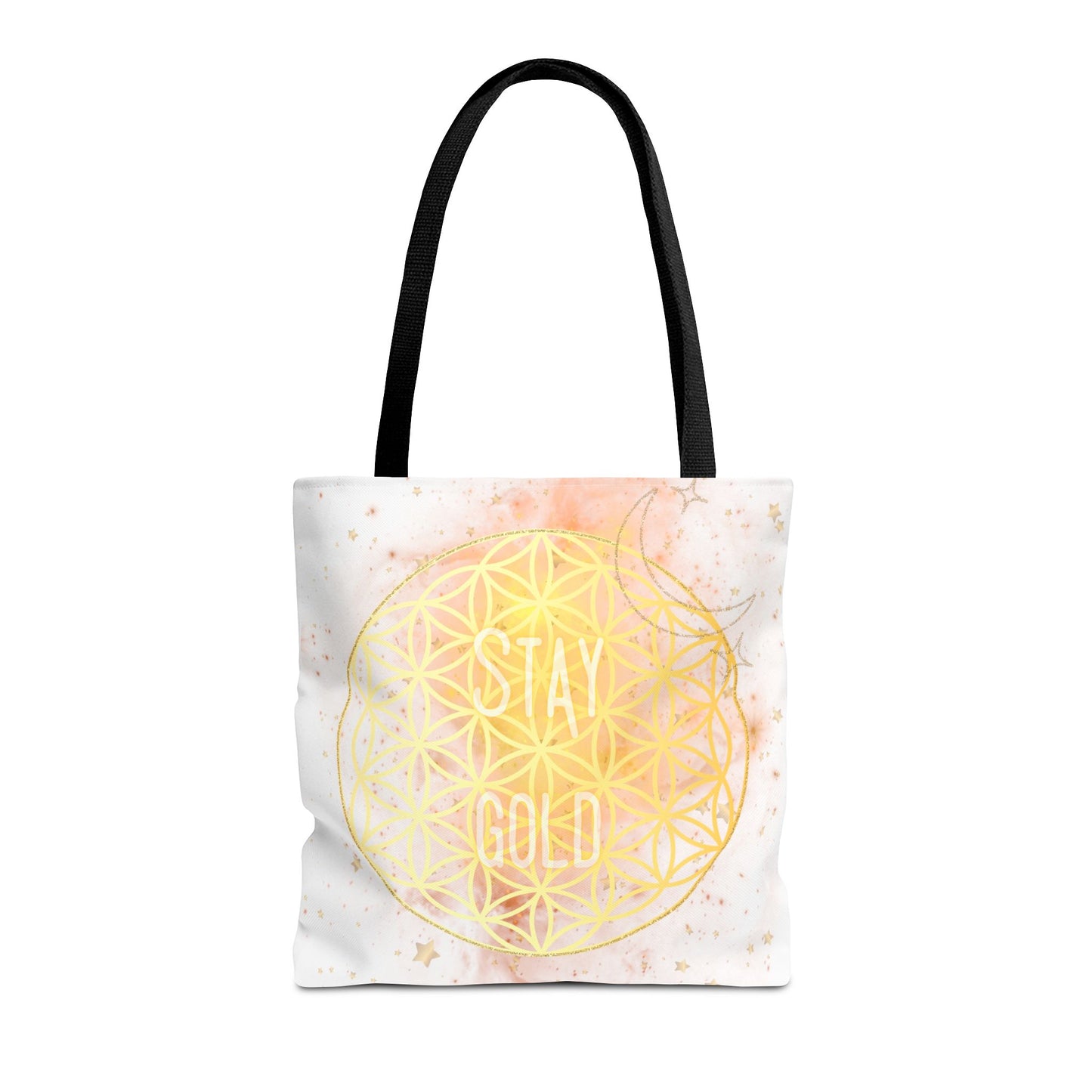 Stay Gold - Flower of Life Tote Bag