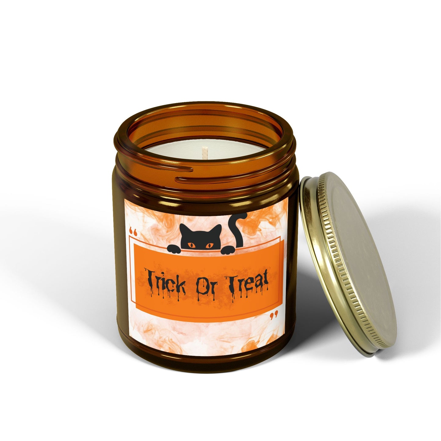 Trick Or Treat - Scented Halloween Candle - Coconut Apricot Wax - Halloween Collective