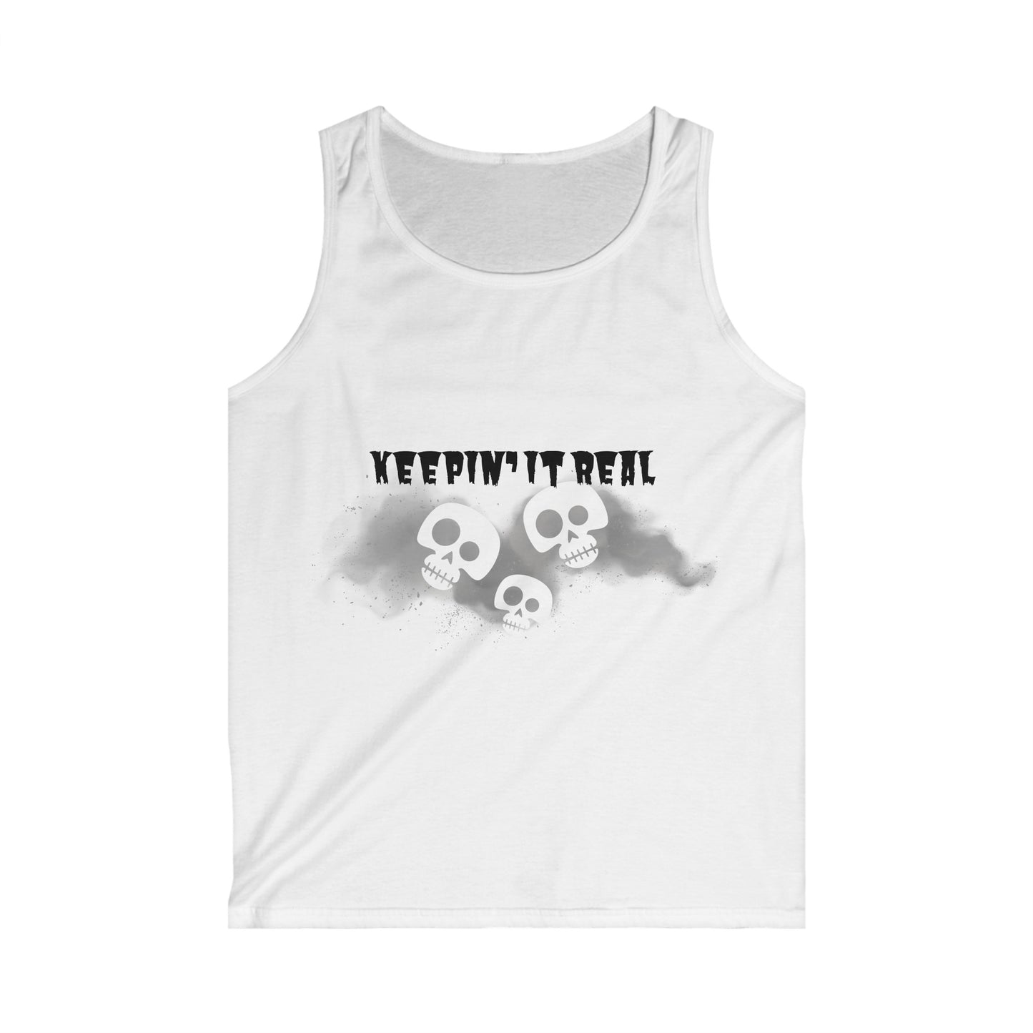 Mens Tank - Halloween Slogan Tank - Keepin' it Real - Halloween Collective - His Collective